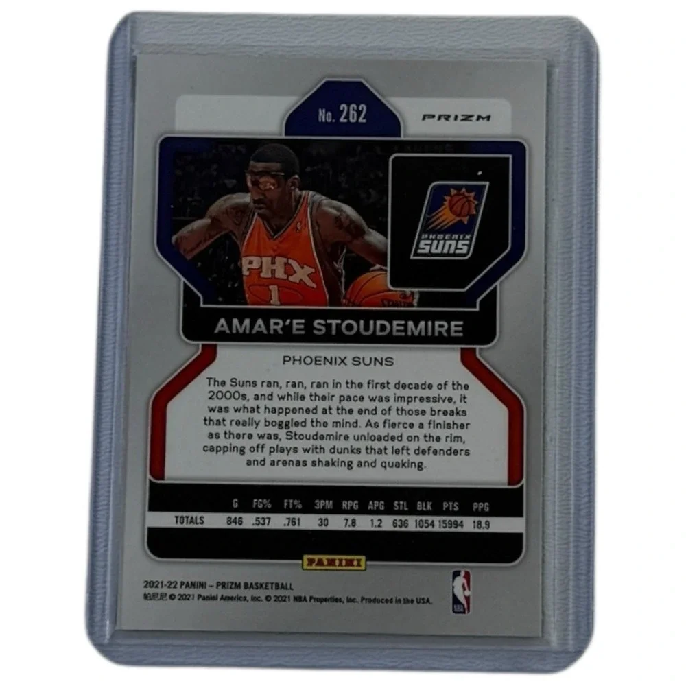 2021-22 Panini Prizm 75th Anniversary‎ Blue Amar'e Stoudemire Phoenix Suns #262